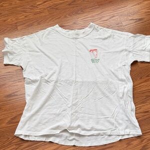 Aerie White Graphic T-Shirt